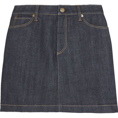 burberry brit stretch denim skirt|Burberry runway skirts.